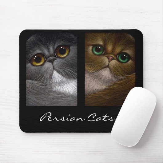 PERSIAN CATS Mousepad Muismat (Met muis)