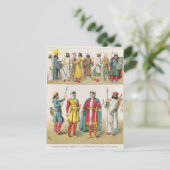 Persian Dress, van 'Trachten der Voelker', 1864 Briefkaart (Staand voorkant)