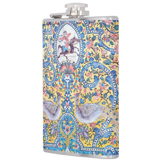 Persian elaborate tiled mural heupfles (Links)