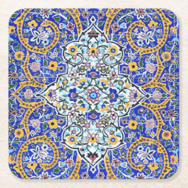 Persian elaborate tiled mural kartonnen onderzetters