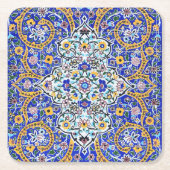 Persian elaborate tiled mural kartonnen onderzetters (Voorkant)