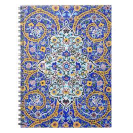 Persian elaborate tiled mural notitieboek
