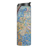 Persian elaborate tiled mural thermosbeker (Gedraaid links)