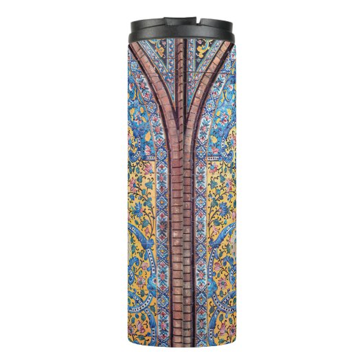 Persian elaborate tiled mural thermosbeker (Achterkant)