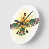Persian Farvahar Clock Ronde Klok (Hoek)