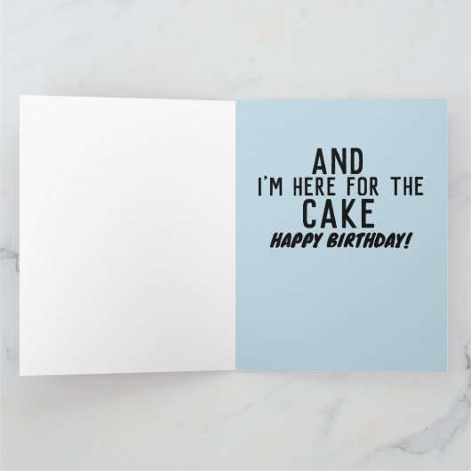 PERSIAN GINGER CAT FUNNY HAPPY FACE BIRTHDAY CARD KAART (Binnen)