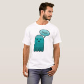 Persian Green Boo Ghost Halloween T-shirt (Voorkant volledig)