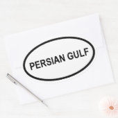 PERSIAN GULF OVALE STICKER (Envelop)