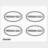 PERSIAN GULF OVALE STICKER (Vel)