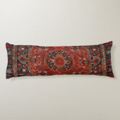 Persian Joshan Red Rusty Blue Lichaamskussen (Achterkant)