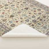 Persian Kashan Dusty Baby Blue  Sherpa Deken (3/4)