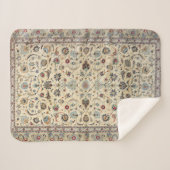 Persian Kashan Dusty Baby Blue  Sherpa Deken (Voorkant (horizontaal))