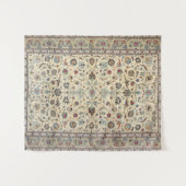 Persian Kashan Dusty Baby Blue  Wandkleed (Voorkant (horizontaal))