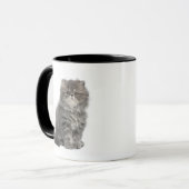 Persian Kitten (2 maanden oud) zittend Mok (Voorkant links)