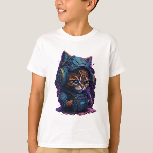 Persian Kitten spelen met TNT T-shirt (Voorkant)