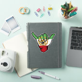 Persian Lion Shaka Hand Sticker (iPad Cover)
