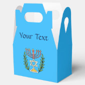 Persian Magen David Menorah Bedankdoosjes (Geopend)