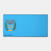 Persian Magen David Menorah Bureaumat (Voorkant)