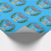 Persian Magen David Menorah Cadeaupapier (Hoek)