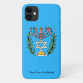 Persian Magen David Menorah Case-Mate iPhone Case (Achterkant)
