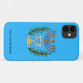 Persian Magen David Menorah Case-Mate iPhone Case (Achterkant (horizontaal))