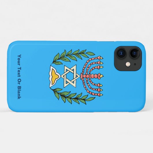 Persian Magen David Menorah Case-Mate iPhone Case (Achterkant (horizontaal))