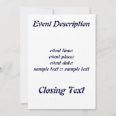 Persian Magen David Menorah Kaart (Achterkant)