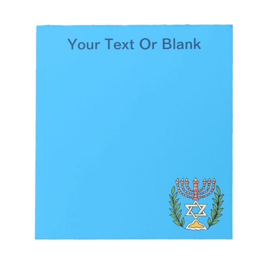 Persian Magen David Menorah Notitieblok (Voorkant)