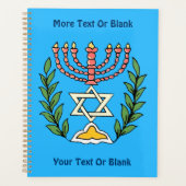 Persian Magen David Menorah Planner (Voorkant)