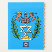 Persian Magen David Menorah Planner (Achterkant)