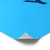 Persian Magen David Menorah Poster (Hoek)