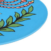 Persian Magen David Menorah Snijplank (Hoek)