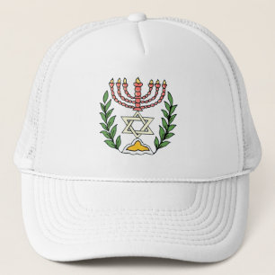 Persian Magen David Menorah Trucker Pet