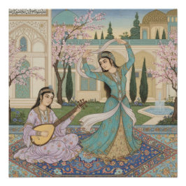 Persian Miniature Art Perfect Poster