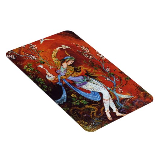 Persian Miniature Dancing Nymph Magneet (Rechterzijde)