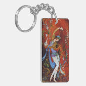 Persian Miniature Dancing Nymph Sleutelhanger (Voorkant Links)