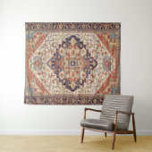 PERSIAN  ORIENTAL ONTWERP WANDKLEED (In Situ (horizontaal))