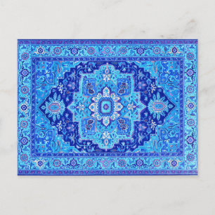 PERSIAN RUG - blauw Briefkaart