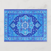 PERSIAN RUG - blauw Briefkaart (Voorkant)