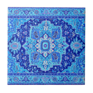 PERSIAN RUG - blauw Tegeltje