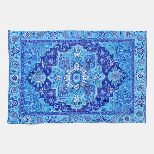 PERSIAN RUG - blauw Theedoek (Horizontaal)