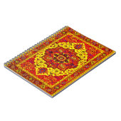 PERSIAN RUG - Rood en geel Notitieboek (Linkerzijde)
