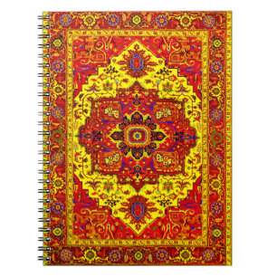PERSIAN RUG - Rood en geel Notitieboek