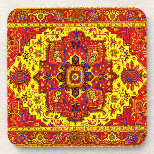 PERSIAN RUG - Rood en geel Onderzetter
