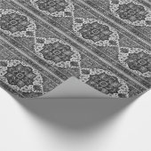 PERSIAN RUG - zwart-wit Cadeaupapier (Hoek)