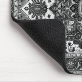 PERSIAN RUG - zwart-wit Muismat (Hoek)