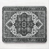 PERSIAN RUG - zwart-wit Muismat (Voorkant)