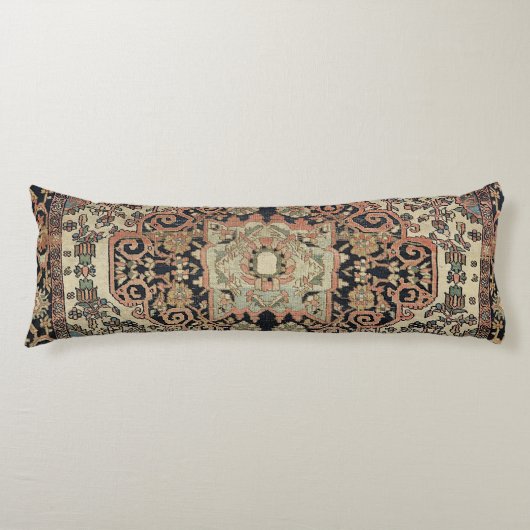 Persian Sarouk Peach roze beige  Lichaamskussen (Voorkant)
