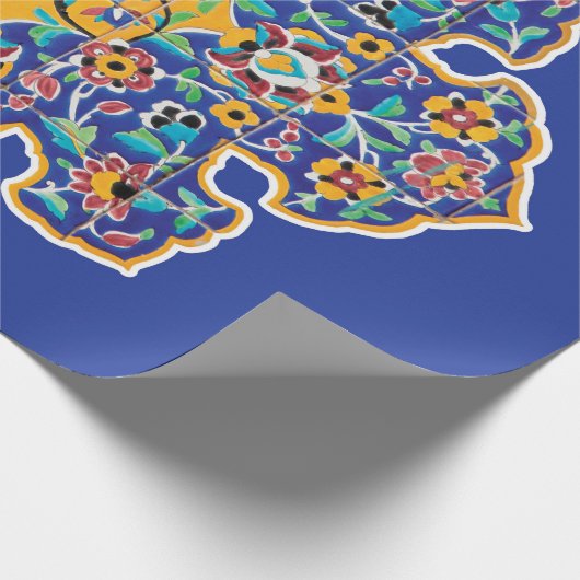 Persian Turquoise Cadeaupapier (Hoek)