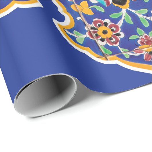 Persian Turquoise Cadeaupapier (Rol Hoek)